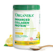Organika Canadian-Made Enhanced Collagen Protein Powder- Lemon - For Healthy Hair, Skin, Nails, Joints - Hydrolyzed Peptides For Better Absorption – Grass-Fed, Non-GMO - 252g 🍁 All In One Marketplace Canada