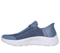 Skechers Women's Go Walk Flex Hands Free Slip-ins - Grand Entry, Blue, 8 🍁 All In One Marketplace Canada
