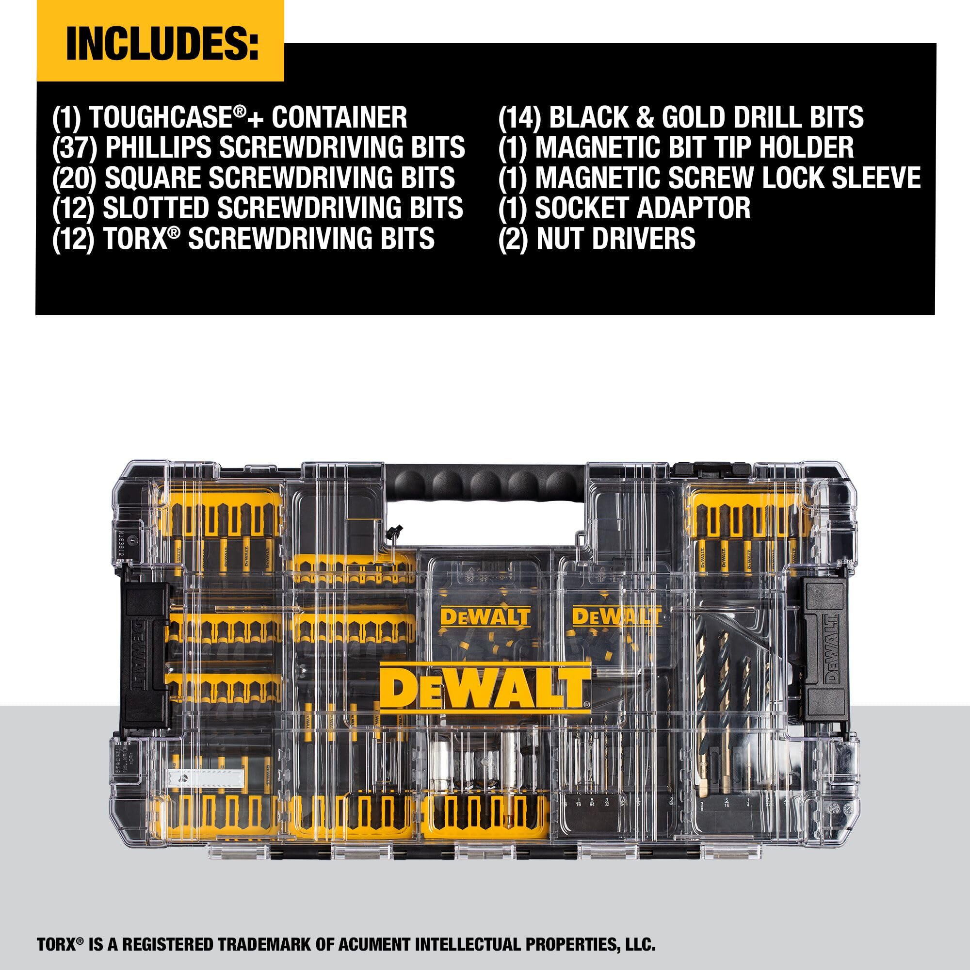 DEWALT FlexTorq 100-Piece Impact Driver Bit Set (DWANGFT100SET) 🍁 All In One Marketplace Canada