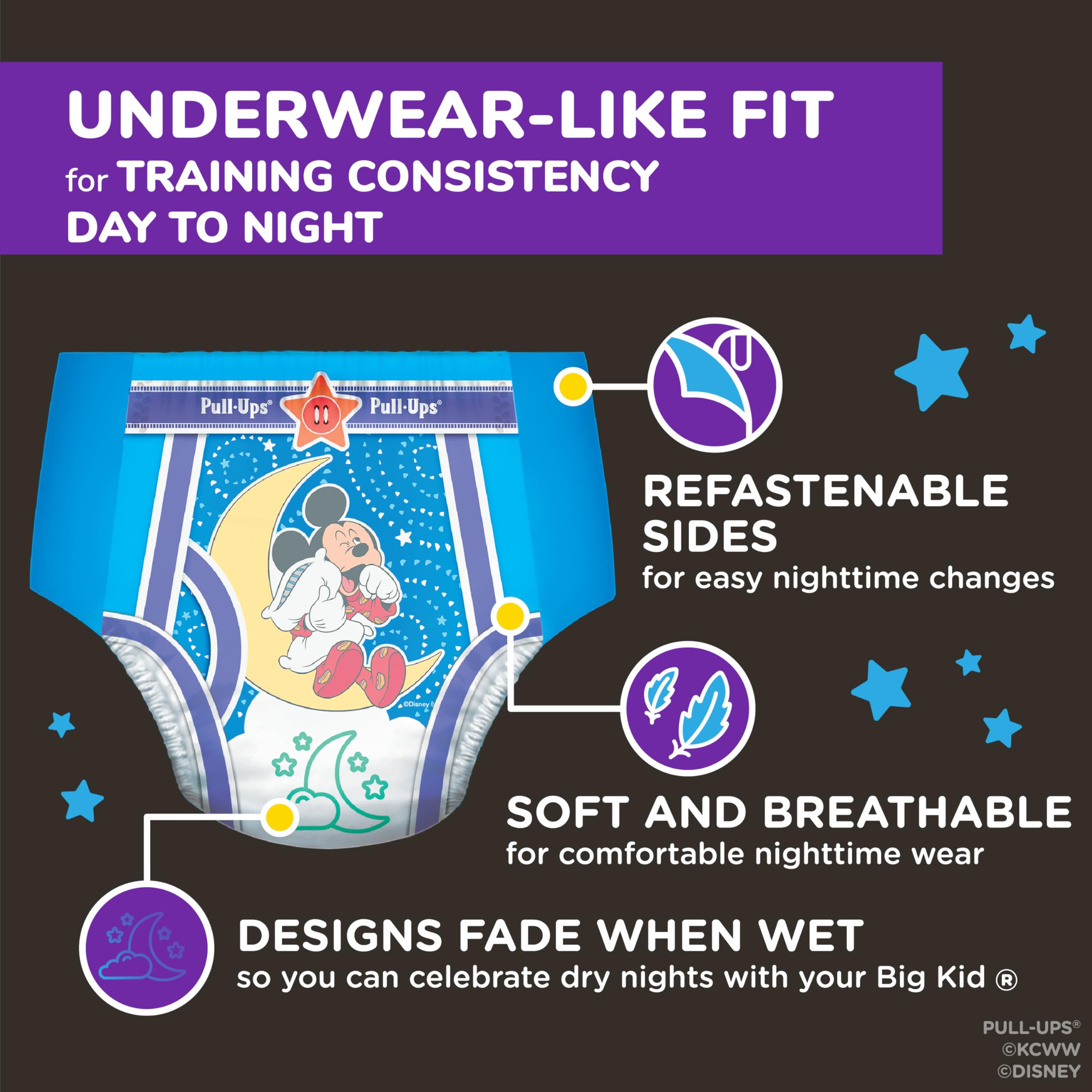 Pull-Ups Boys' Night-Time Potty Training Pants, 3T-4T, 108 Count 🍁 All In One Marketplace Canada