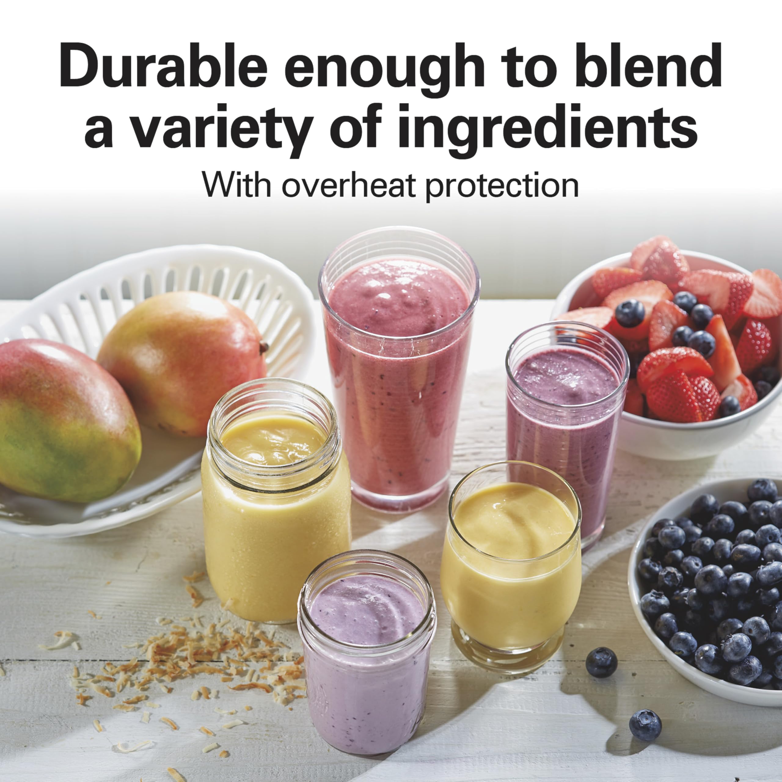 Hamilton Beach Personal Blender for Smoothies & Protein Shakes, Portable Single Serve Blender with Travel Lid, 14 oz BPA-Free Jar, 175W, Compact Countertop Blender, Raspberry, 51131G 🍁 All In One Marketplace Canada
