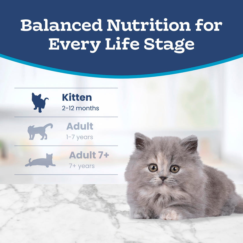 Blue Buffalo Tastefuls Chicken & Brown Rice Recipe Dry Cat Food for Kittens 2–12 Months, Real Chicken First, Deliciously Healthy Natural Kitten Food with DHA, Taurine, and Natural Ingredients, 3.1kg 🍁 All In One Marketplace Canada