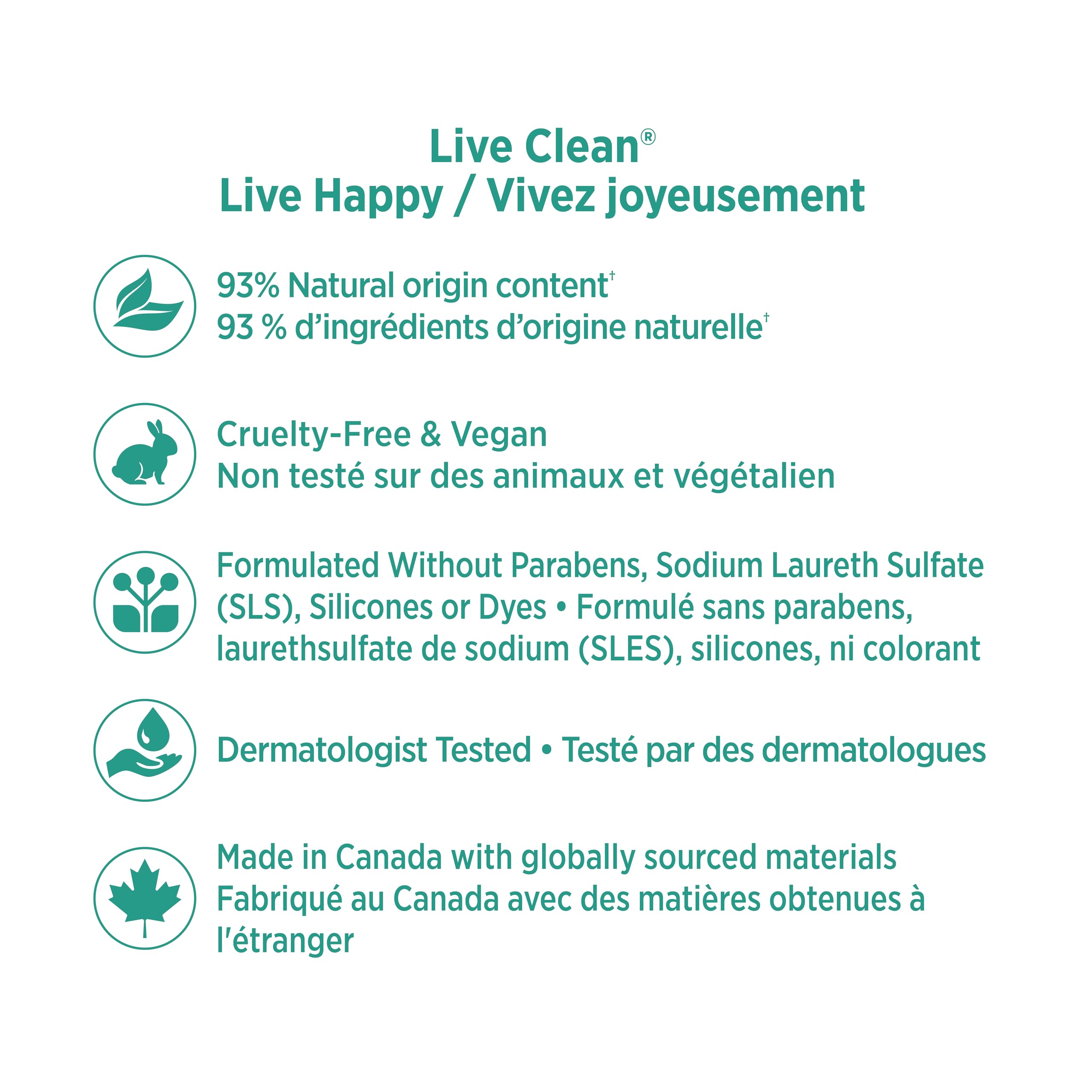 Live Clean Liquid Hand Soap, Soothing Vanilla Oatmeal, 500 mL, 4 Count (Packaging may vary) 🍁 All In One Marketplace Canada