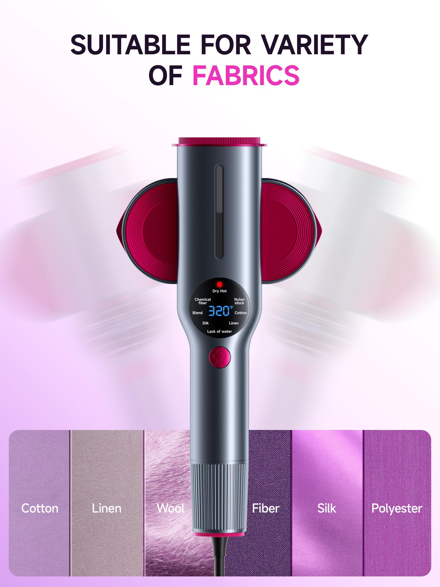 DRFLASH 2-in-1 Steamer & Iron for Clothes,15s Fast Heat-up 1200W Portable Handheld Garment Steamer,Travel Size with Large Ceramic Heat Panel,Quick Wrinkle Removal,110V-120V 🍁 All In One Marketplace Canada