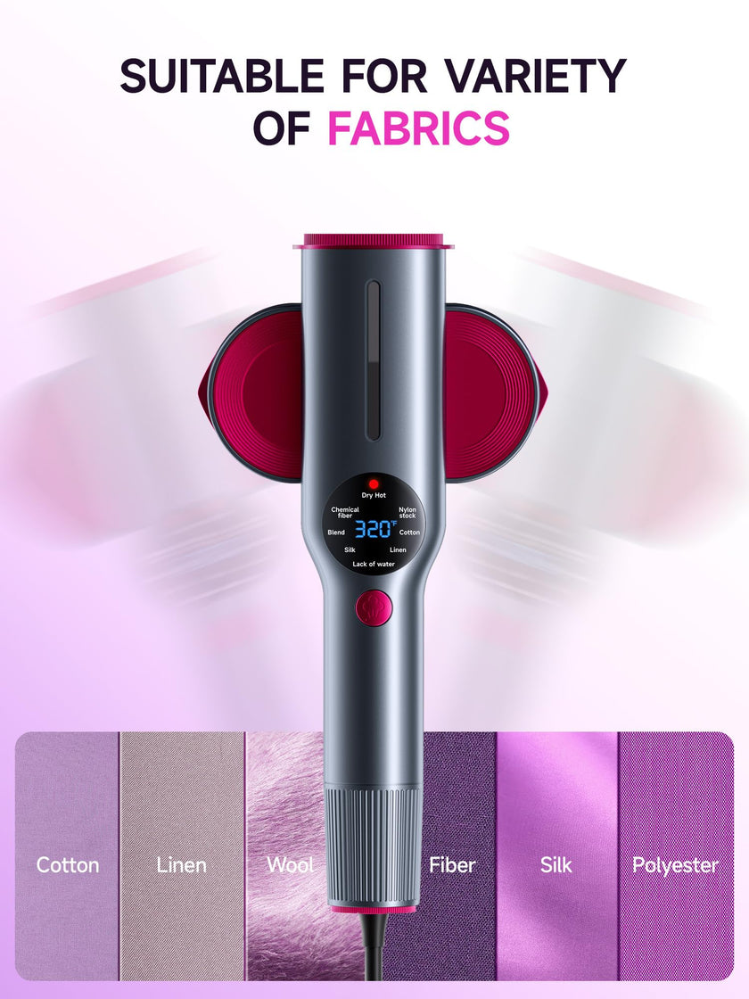 DRFLASH 2-in-1 Steamer & Iron for Clothes,15s Fast Heat-up 1200W Portable Handheld Garment Steamer,Travel Size with Large Ceramic Heat Panel,Quick Wrinkle Removal,110V-120V 🍁 All In One Marketplace Canada