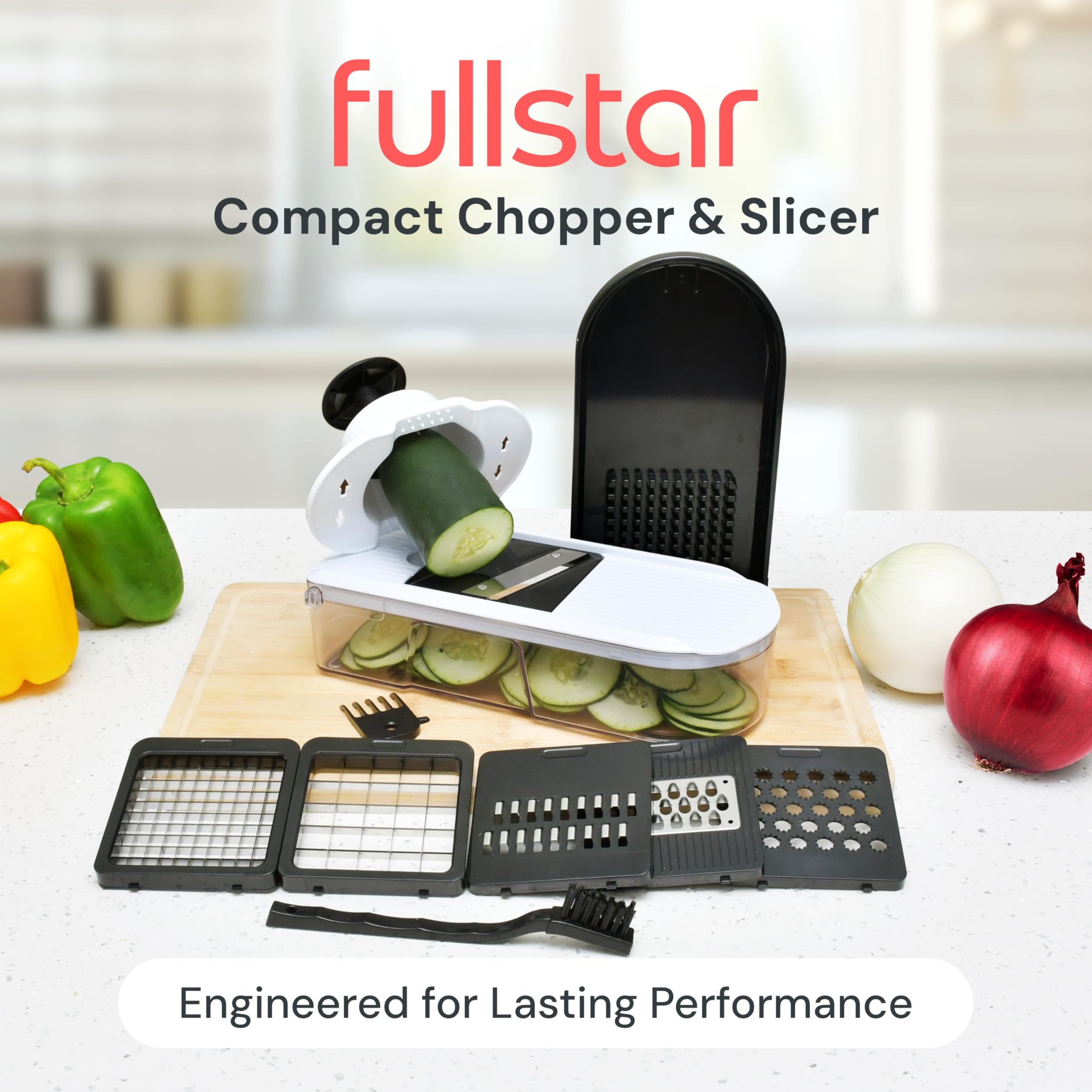 Fullstar Pro Core - Vegetable Chopper & Mandoline Slicer - 6 Blades 🍁 All In One Marketplace Canada