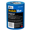Scotch Painter’s Tape ScotchBlue Original Painter's Tape, Multi-Surface, 36 mm (4 Rolls) - 2090-1.41 Inch X 60 Yards, Blue (2090-36EP4) 🍁 All In One Marketplace Canada