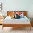 Linenspa 2 Inch Memory Foam Mattress Topper, Gel Infused Twin XL Mattress Topper, CertiPUR-US Certified 🍁 All In One Marketplace Canada