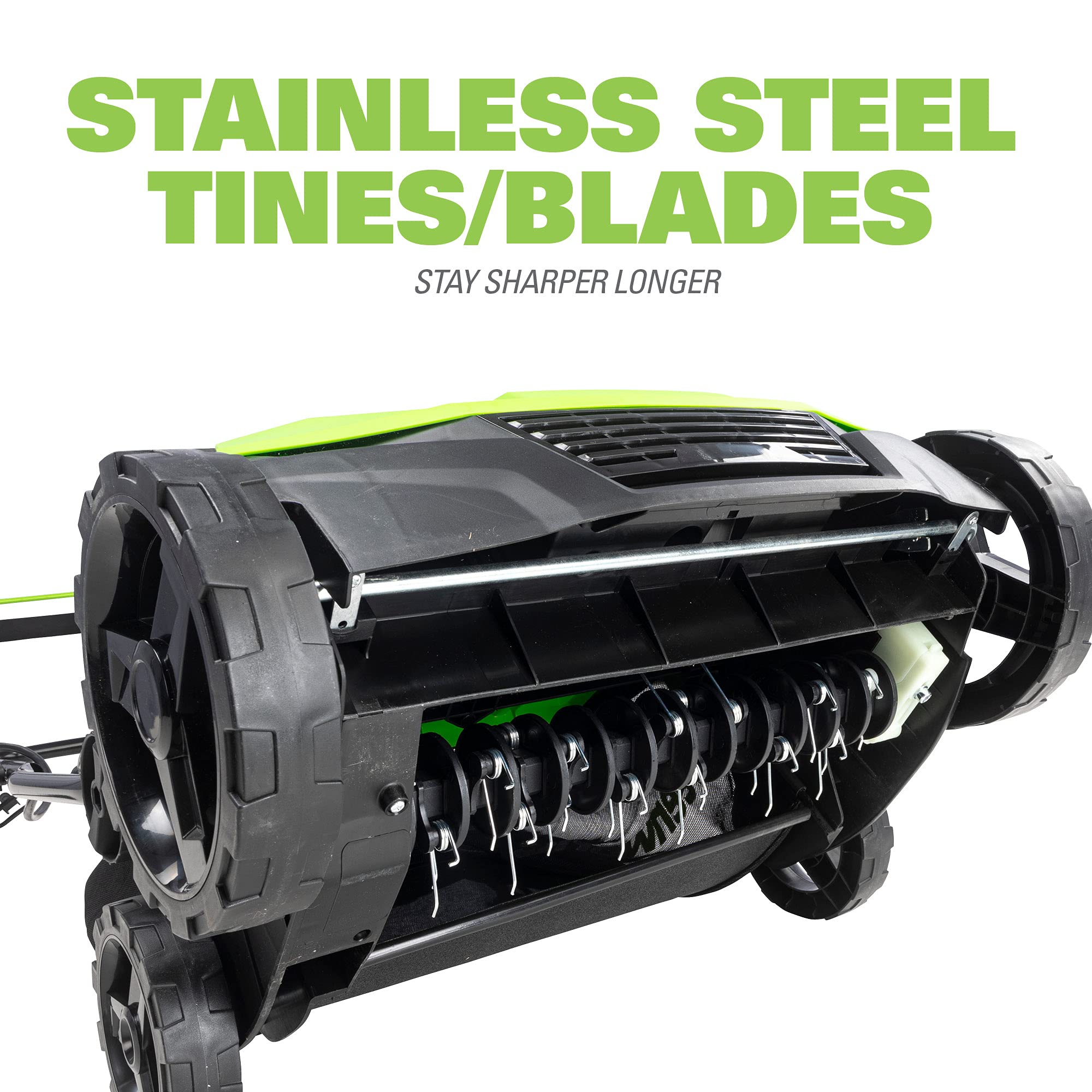 Greenworks 13 Amp 14-Inch Corded Dethatcher/Scarifier, DT13B00 🍁 All In One Marketplace Canada