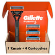 Gillette Razors, Fusion 5 Razor Men, 5-Blade, 1 Handle + 4 Refill 🍁 All In One Marketplace Canada