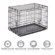 MidWest Homes for Pets 30-Inch New World Crate for Medium Breeds, 21-40 lbs, Double Door Folding Dog Crate, Leak-Proof Tray & Secure Latches, Portable, Durable & Easy to Assemble 🍁 All In One Marketplace Canada