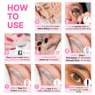 Korean Lash Lift Kit - 5 Sets At Home Eyelash Perm Kit with Upgraded Glue, Eyelash Lift, DIY Lash Perm Easy for Beginner & Professional, Semi Permanent Perming Wave Suitable For Salon & Home (Blue) 🍁 All In One Marketplace Canada