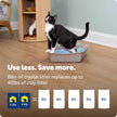 PetSafe ScoopFree Premium Blue Crystal Litter, Superior Odor Control - Low Tracking for Less Mess - Lasts Up to 1 Month (2 Pack of 4.3 Lb Bag) 🍁 All In One Marketplace Canada