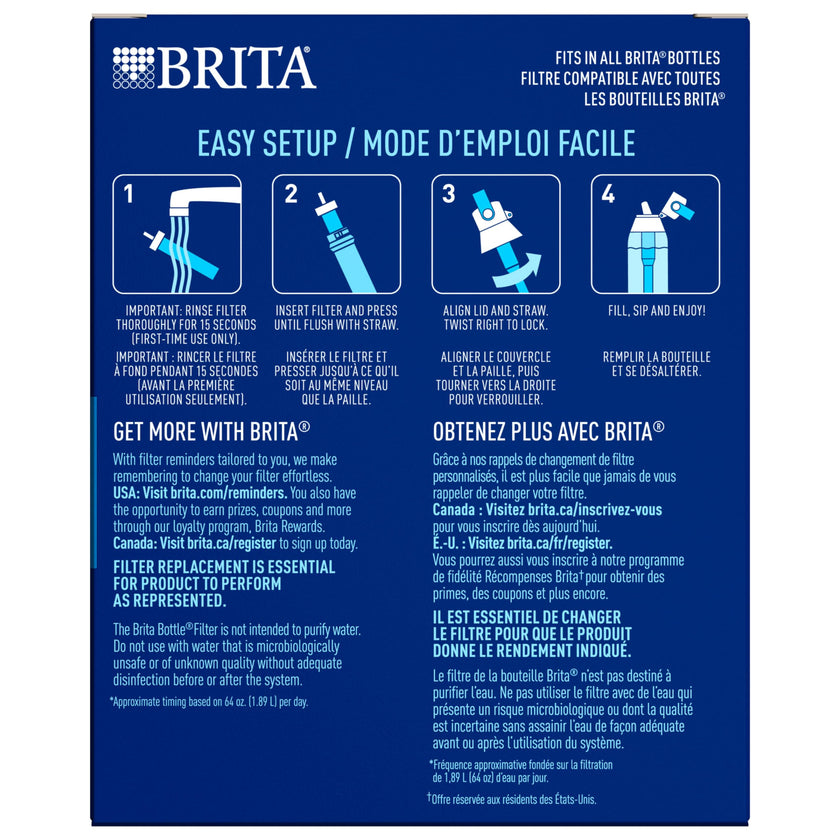 Brita Universal Bottle Filter 6ct 🍁 All In One Marketplace Canada