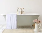 Utopia Towels Luxurious Jumbo Bath Sheet, 35 by 70 Inches, 600 GSM 100% Ring Spun Cotton, Highly Absorbent and Quick Dry Extra Large Bath Towel, Super Soft, White, 2 Pack 🍁 All In One Marketplace Canada