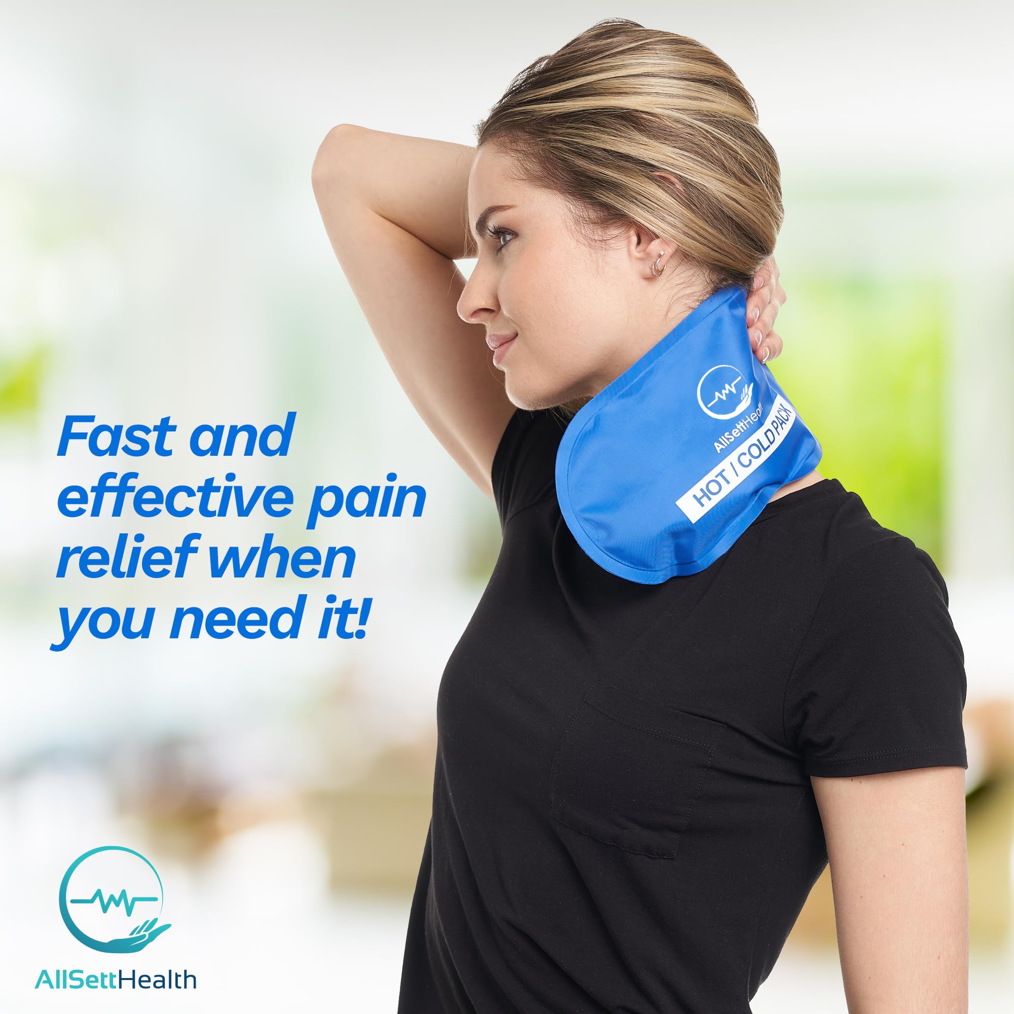 Reusable Cold Gel Ice Packs for Injuries | 4 Pack Cold Compress Gel Ice Pack for Knee, Neck, Hip, Shoulder & Back Pain 🍁 All In One Marketplace Canada