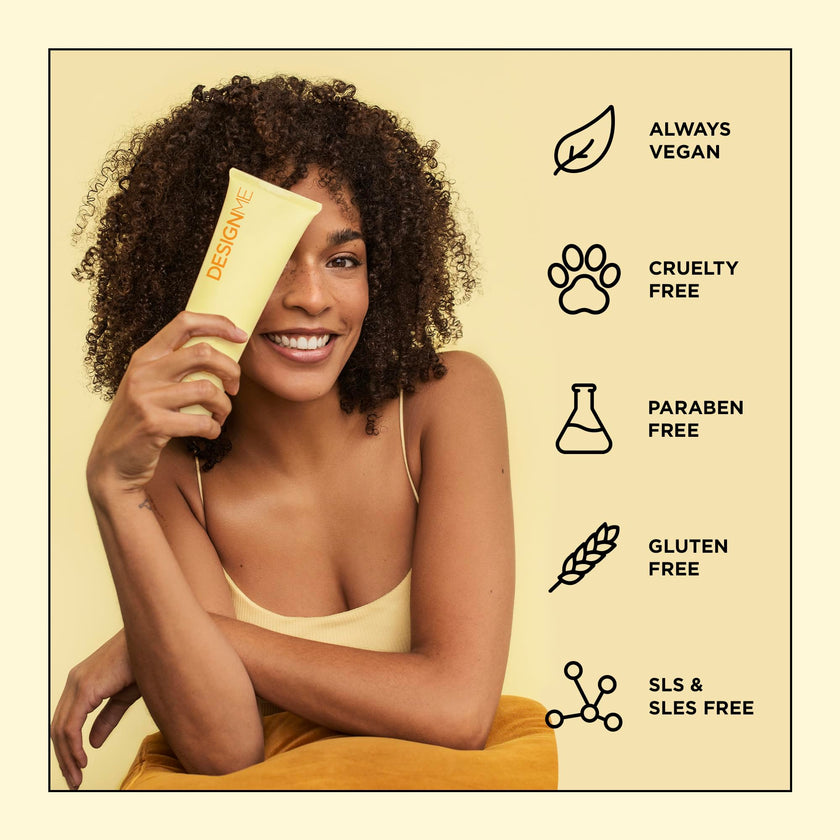 Design.Me BOUNCE.ME Curl Mousse | Lightweight Curl Defining for Wavy & Curly Hair | Frizz Control, Humidity Resistant, Alcohol-Free Mousse for Hair Styling | CGM Approved 🍁 All In One Marketplace Canada