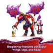 LEGO NINJAGO Thunderfang Dragon of Chaos Building Toy for Kids Ages 8+ - Dragon Rising Playset with 6 Minifigures and Poseable Dragon Figure - Birthday Gift Idea for Boys and Girls - 71832 🍁 All In One Marketplace Canada