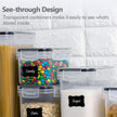 Vtopmart 32pcs Food Storage Container Set, Kitchen & Pantry Organizers and Storage, Plastic Airtight Container with Lids for Cereal, Flour and Sugar, Includes 32 Labels 🍁 All In One Marketplace Canada