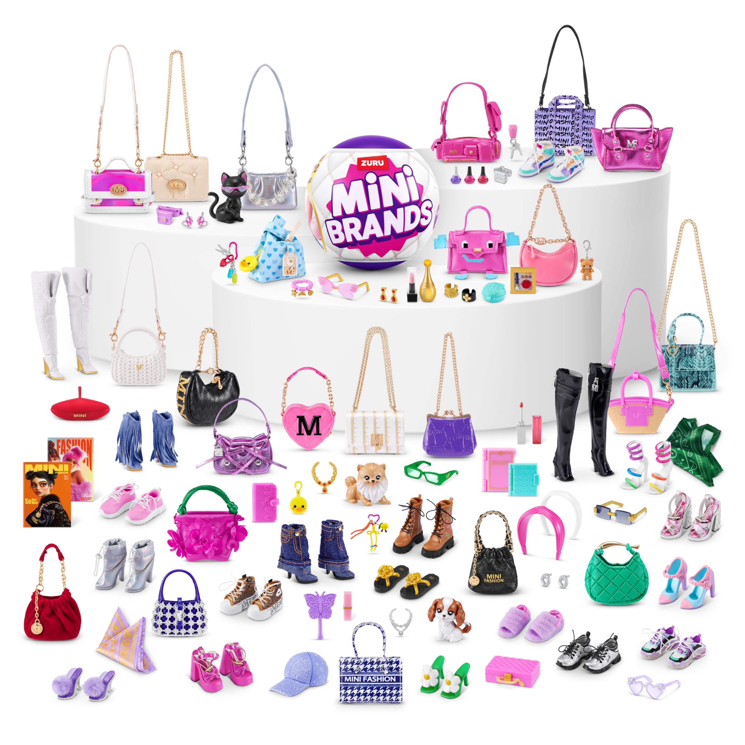 Mini Brands Fashion Series 4 2 Pack by ZURU – Novelty Unboxing Collectible Toy with 5 Mystery Mini Fashion Bags, Shoes & Accessories, 80+ Styles to Collect, Ages 3+, Kids, Teens & Adults 🍁 All In One Marketplace Canada