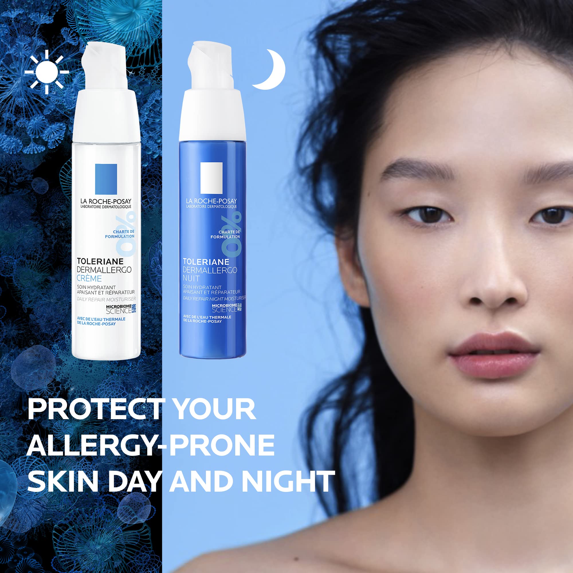 La Roche-Posay Face Moisturizer for Very Sensitive Skin, Toleriane Dermallergo Daily Face Lotion with Shea Butter & Glycerin, Hydrating & Anti-Redness, Recommended by Dermatologists, 40ml 🍁 All In One Marketplace Canada