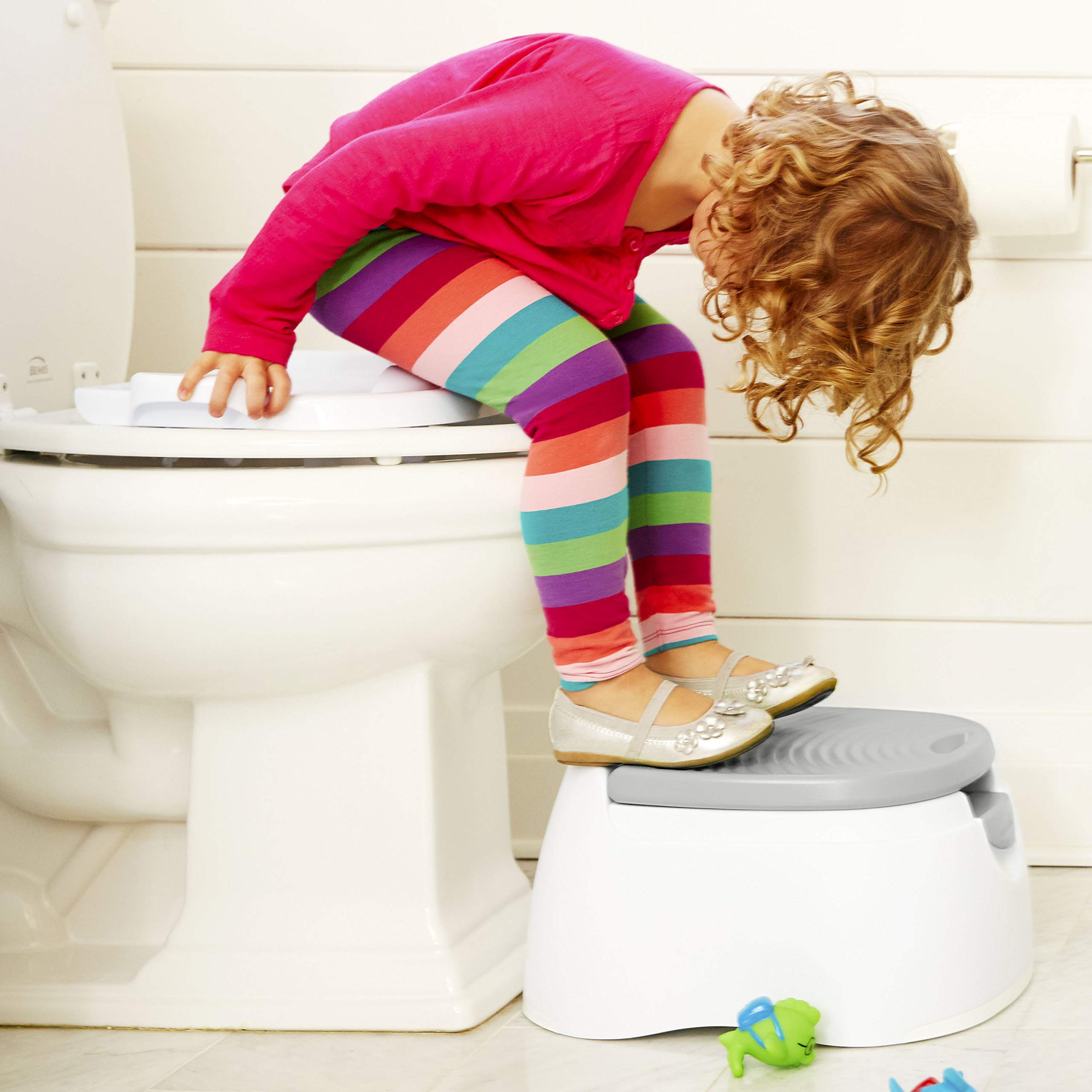 Munchkin Arm & Hammer Multi-Stage 3-in-1 Potty Seat, (Potty Chair, Trainer Ring and Step Stool), Grey 🍁 All In One Marketplace Canada