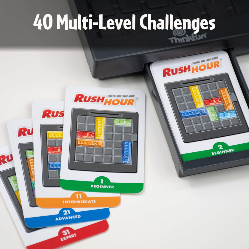 ThinkFun Rush Hour Traffic Jam Logic Game - Engaging STEM Toy for Kids Age 8 and Up | Enhances Reasoning & Planning Skills | Over 20 Awards Winner | Trusted Worldwide Seller for Over 20 Years 🍁 All In One Marketplace Canada