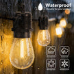 Joomer Solar String Lights Outdoor, 55FT S14, 16+2 Bulbs (2700K,Warm White) 🍁 All In One Marketplace Canada