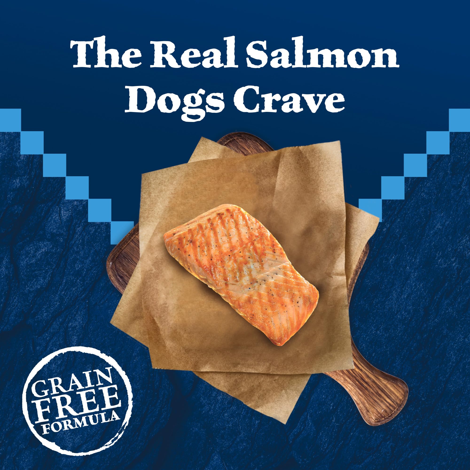 Blue Buffalo Wilderness with Salmon High Protein Grain Free Dry Dog Food for Adult Dogs, 34% Protein, Supports Immunity with Antioxidant-Rich LifeSource Bits 10.8 Kg/24lbs Bag 🍁 All In One Marketplace Canada