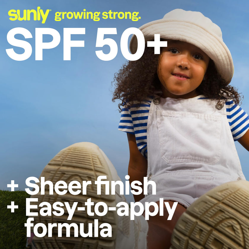 ATTITUDE Kids Mineral Sunscreen SPF 50, Broad Spectrum Zinc Oxide, EWG Verified, Mineral-Based, Non-Nano, Lightweight Cream for Face & Body, Gentle Formula, Unscented, 80 grams 🍁 All In One Marketplace Canada