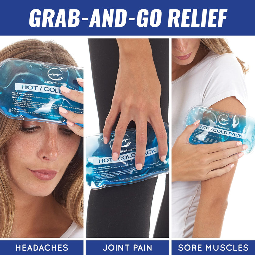 Reusable Cold Gel Ice Packs for Injuries | 7 Pack Cold Compress Gel Ice Pack for Knee, Neck, Hip, Shoulder & Back Pain 🍁 All In One Marketplace Canada