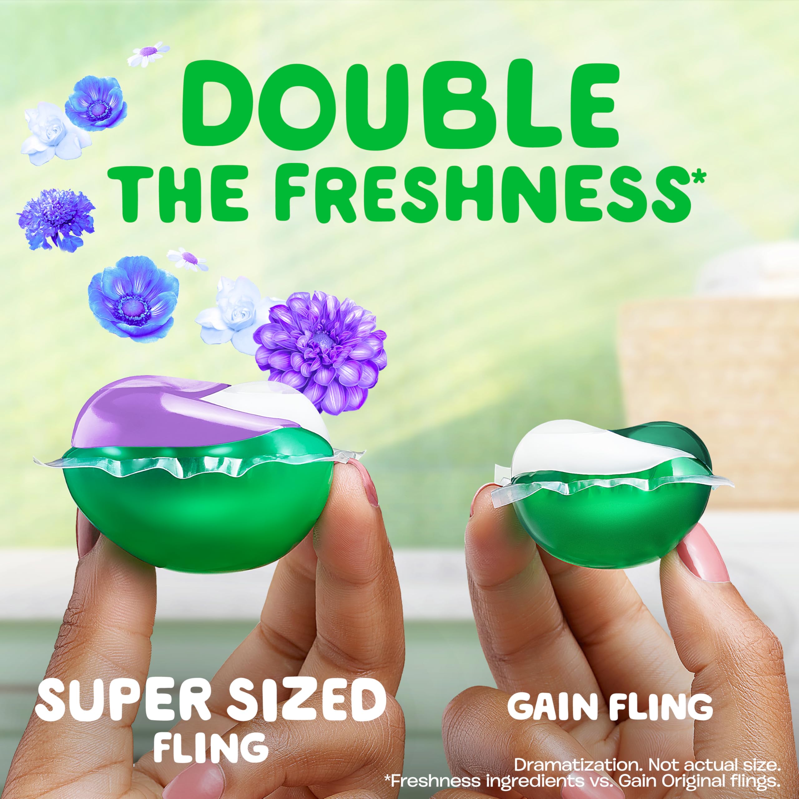 Gain Super Flings Laundry Detergent Pacs, 45 Count, Zen, irresistibly clean and fresh 🍁 All In One Marketplace Canada