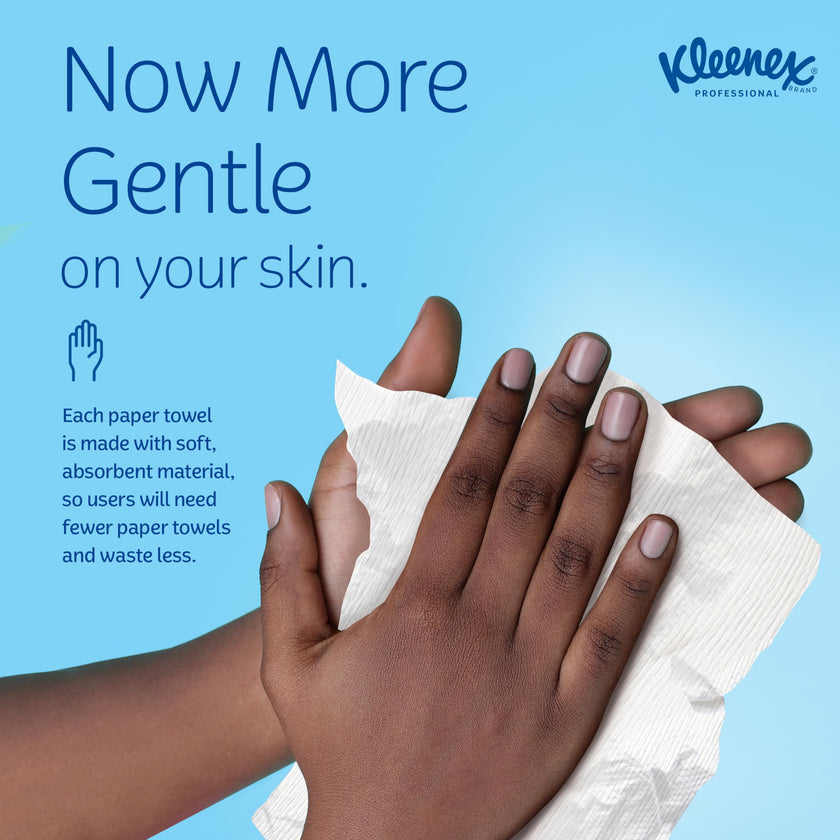 Kleenex Professional Universal Multifold Paper Towels, Bulk (02046), Absorbency Pockets, 9.2