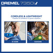 Dremel 7350-PET 4V Pet & Dog Nail Grinder, Easy-to-Use & Safe Nail Trimmer, Professional Pet Grooming Kit - Works on Large, Medium, Small Dogs & Cats 🍁 All In One Marketplace Canada