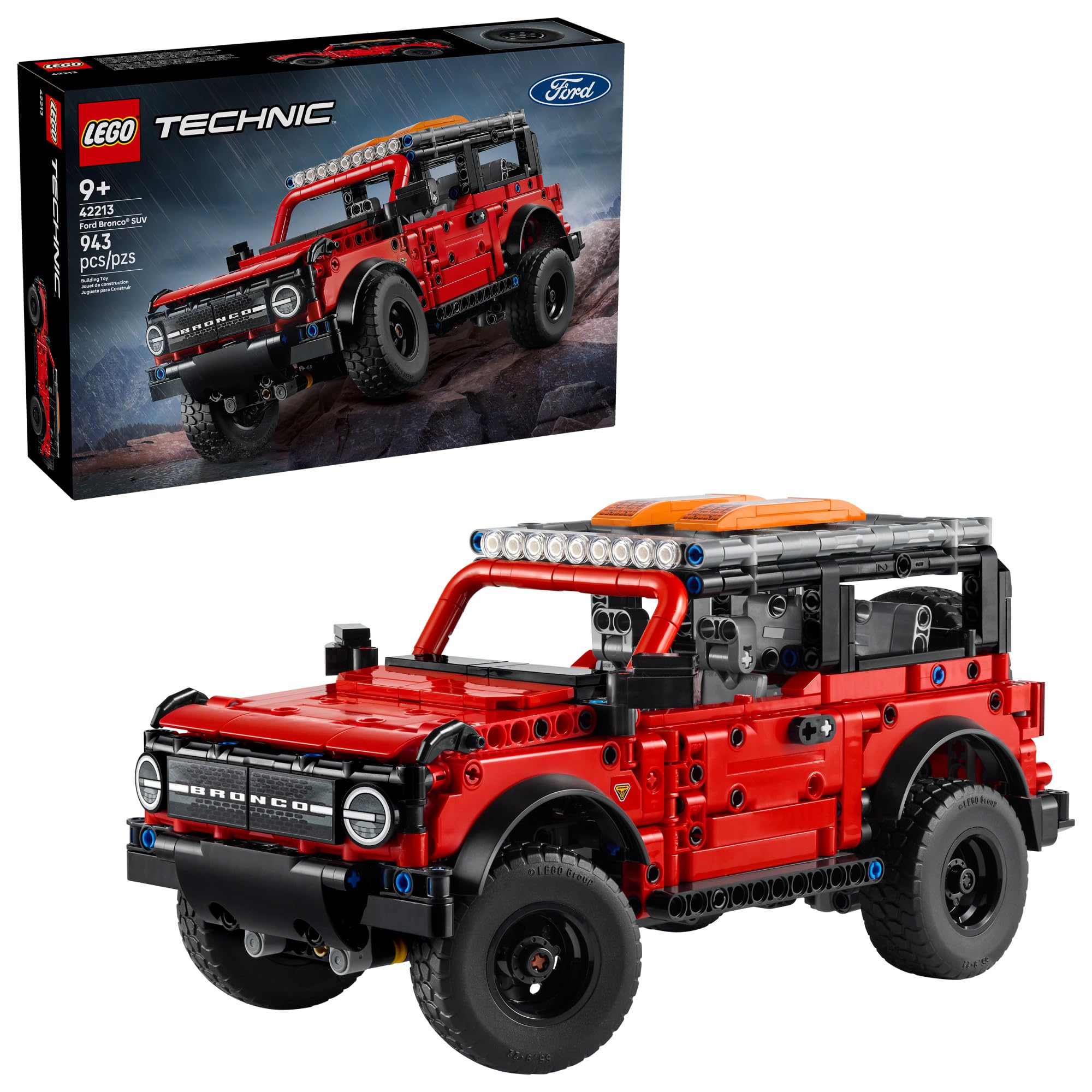 LEGO Technic Ford Bronco Kids Toy Car - Building Toy for Boys and Girls, Ages 10+ - Car Toy and Model Kit - Makes a Cool Birthday Gift for Kids - Authentic Ford Bronco Trim & Details - 42213 🍁 All In One Marketplace Canada