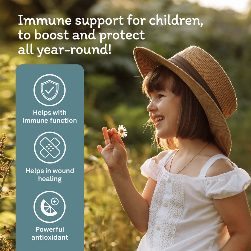 Organika Canadian-Made Kids Liquid Zinc with Vitamin C- Sweet Orange Flavour- Immune Function Support 100ml 🍁 All In One Marketplace Canada