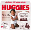 Huggies Size 4 Diapers, Skin Essentials Baby Diapers, Size 4 (22-37 lbs), 58 Count 🍁 All In One Marketplace Canada