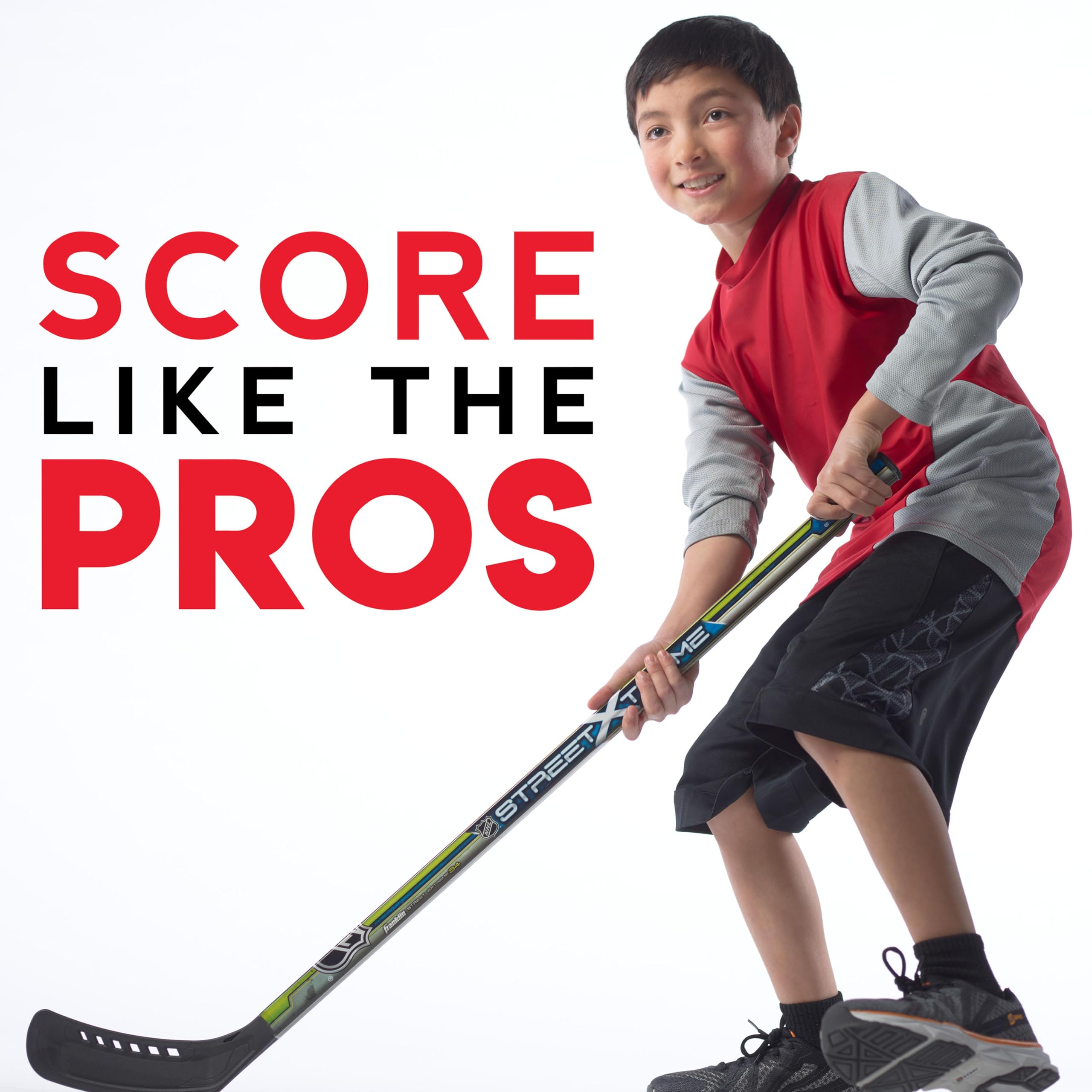 Franklin Sports Youth Street Hockey Set - Includes 2 Street Hockey Sticks and 1 Street Hockey Ball - Official NHL Licensed Product - Perfect Hockey Starter Set for Kids 🍁 All In One Marketplace Canada
