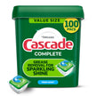 Cascade Complete Dishwasher Detergent Pods, Dish Detergent Soap, Fresh Scent, 100 Count 🍁 All In One Marketplace Canada
