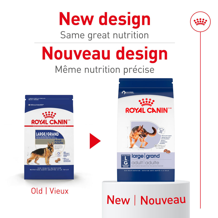 Royal Canin Large Breed Adult Dry Dog Food, 30 lb Bag 🍁 All In One Marketplace Canada