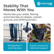 HurryCane Freedom Edition Folding Walking Cane, Black 🍁 All In One Marketplace Canada