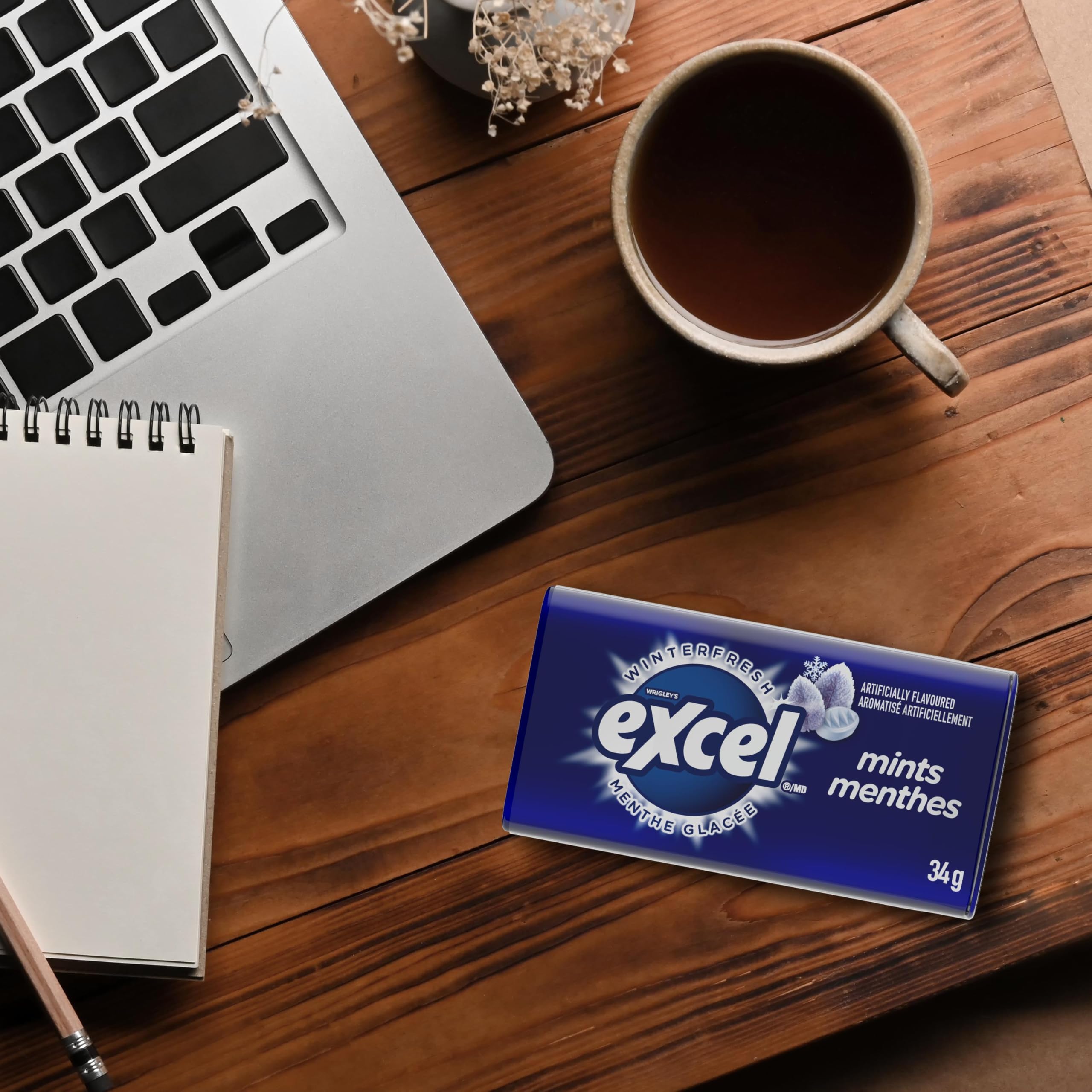 EXCEL, Winterfresh Flavoured Mints, 34g, Tin, 8 Packs 🍁 All In One Marketplace Canada