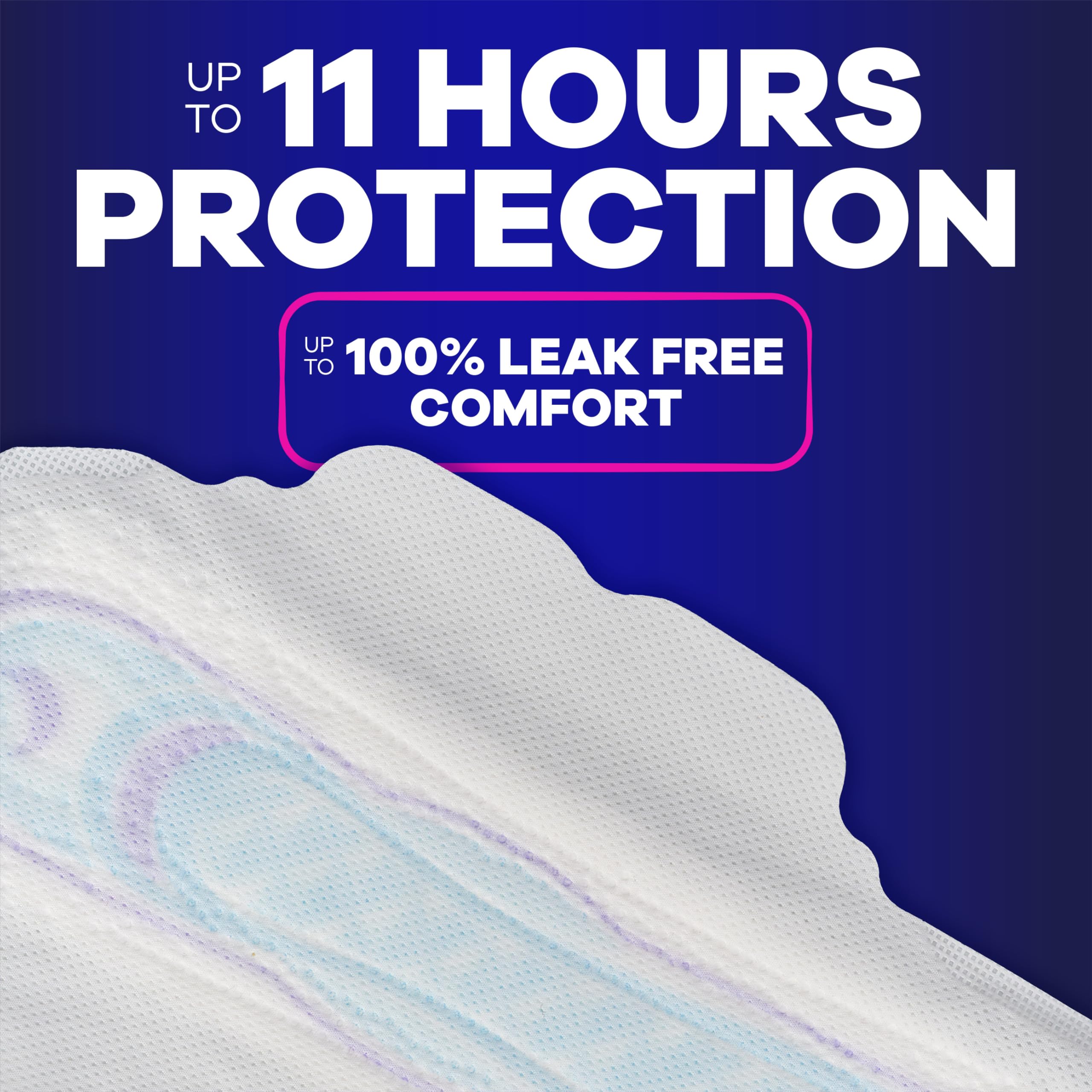 Always Ultra Thin Feminine Pads with Wings for Women, Size 4, Overnight Absorbency, Unscented, 96 Count 🍁 All In One Marketplace Canada