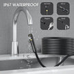 Dual Lens Endoscope Camera with Light, DPduct 1920P HD Borescope Inspection with 8+1 Lights, 7.9mm IP67 Waterproof 16.4ft Semi-Rigid Cable Snake Camera for Android and iOS,iPhone,iPad 🍁 All In One Marketplace Canada