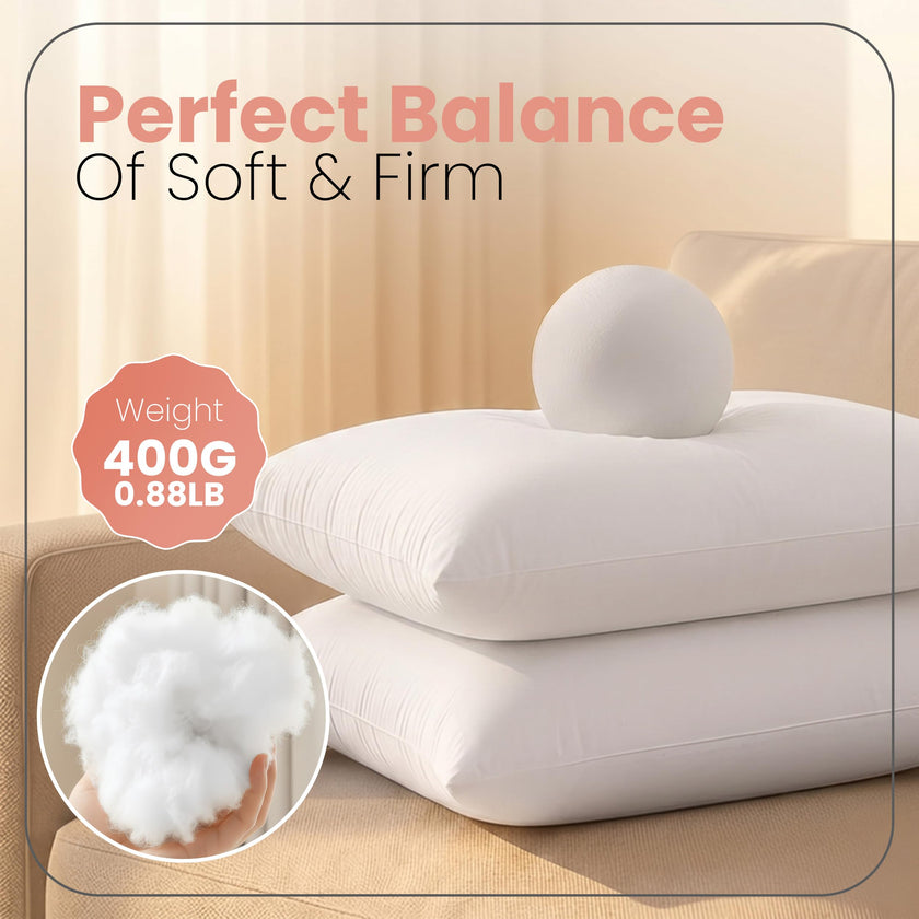 Utopia Bedding Throw Pillows Insert (Pack of 2, White) - 12 x 20 Inches Bed and Couch Pillows - Indoor Decorative Pillow 🍁 All In One Marketplace Canada
