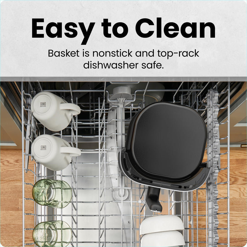CHEFMAN 2 Qt Mini Air Fryer – Digital Space-Saving Compact Air Fryer with Nonstick and Dishwasher Safe Basket, Quick & Easy Meals in Minutes, Features Digital Timer and Shake Reminder – Grey 🍁 All In One Marketplace Canada