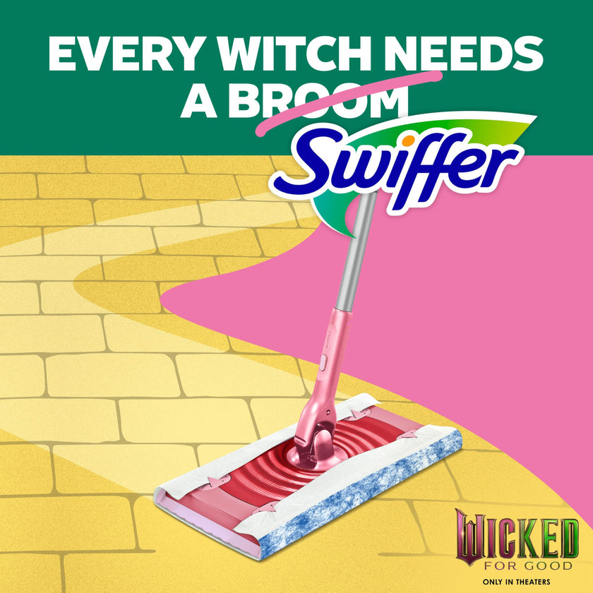 Swiffer Sweep and Mop Pro, 2-in-1 Floor Mopping , Multi-Surface Kit for Floor Cleaning, 5 Heavy Duty Dry Sweeping Cloths, 3 Heavy Duty Wet Mopping Cloths, Includes 1 Sweeper Device 🍁 All In One Marketplace Canada