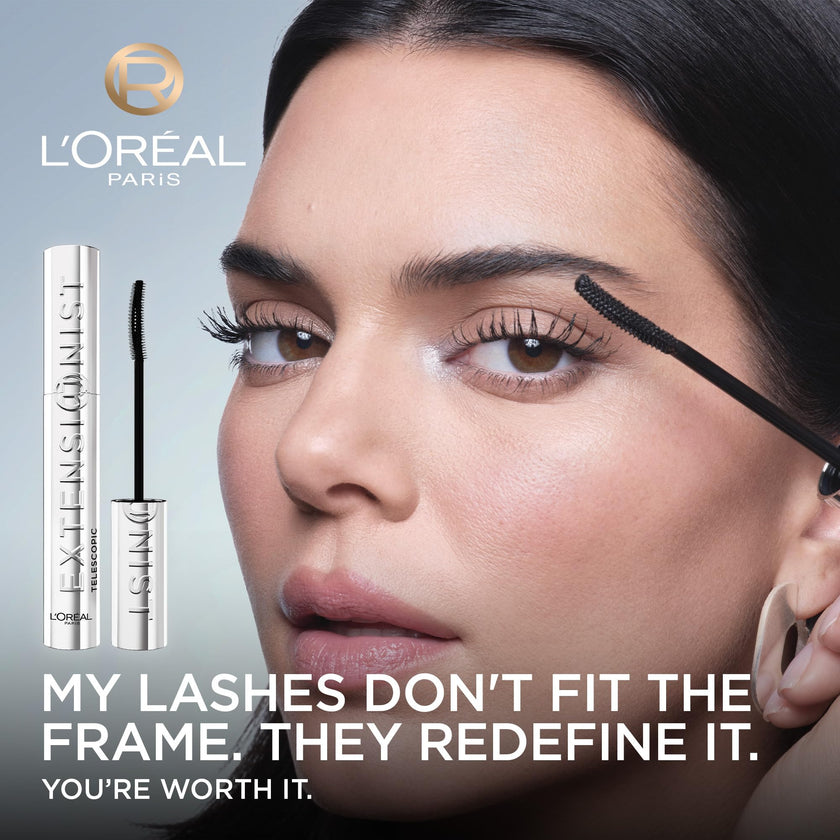 L’Oréal Paris Extensionist Mascara, Lengthening Mascara, Extension-like Length & Volume, For Sensitive Eyes, Clump-Free, True Brown WSH, 9.9 mL 🍁 All In One Marketplace Canada