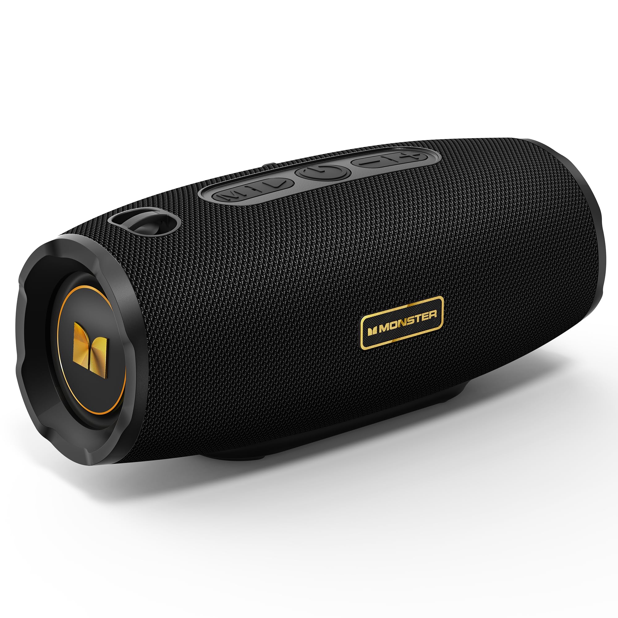 Monster S380 Bluetooth Speaker, Portable Speaker with 40W Stereo Sound, 20H Playtime, IPX6 Waterproof, Bluetooth 6.0, Support AUX/TF Card, TWS Pairing Wireless Speaker for Outdoor Travel Party 🍁 All In One Marketplace Canada