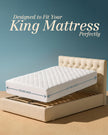 Utopia Bedding Quilted Fitted Mattress Pad, King Size, Elastic Fitted Mattress Topper Protector and Cover Stretches up to 16 Inches Deep, Machine Washable (White) 🍁 All In One Marketplace Canada